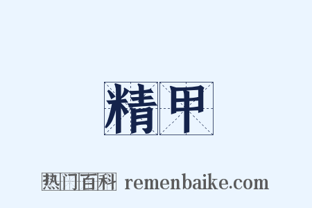 精甲是什么意思的图片